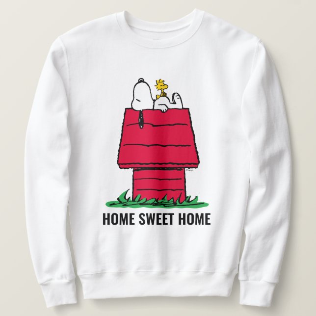 Peanuts | Snoopy & Woodstock Doghouse Sweatshirt (Design Front)
