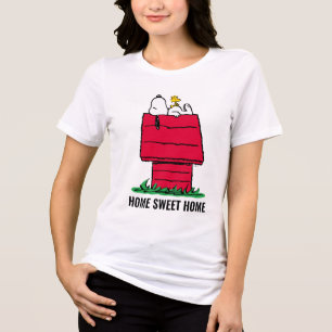 Peanuts Snoopy & Woodstock Doghouse Tri-Blend Shirt