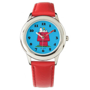 Peanuts Snoopy & Woodstock Doghouse Watch