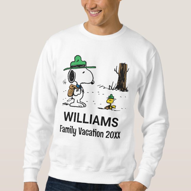 Peanuts | Snoopy & Woodstock Family Vacation Sweatshirt (Front)