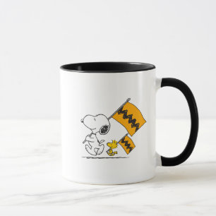 Peanuts   Snoopy & Woodstock Flags Mug