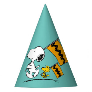 Peanuts Snoopy & Woodstock Flags Party Hat