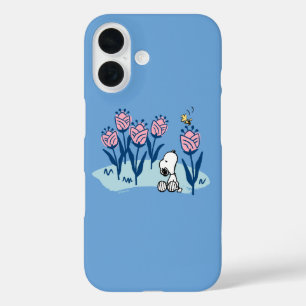 Peanuts   Snoopy & Woodstock Flower Garden iPhone 16 Case