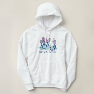 Peanuts Snoopy & Woodstock Flower Garden Hoodie