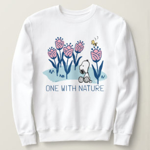 Peanuts   Snoopy & Woodstock Flower Garden Sweatshirt