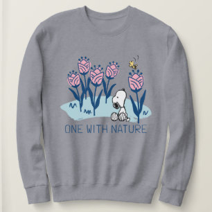Peanuts   Snoopy & Woodstock Flower Garden Sweatshirt