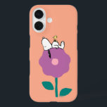 Peanuts | Snoopy & Woodstock Flower Whistle iPhone 16 Case<br><div class="desc">Check out this fun Peanuts design featuring Snoopy and Woodstock.</div>