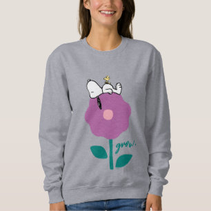 Peanuts Snoopy & Woodstock Flower Whistle Sweatshirt