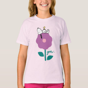 Peanuts   Snoopy & Woodstock Flower Whistle T-Shirt
