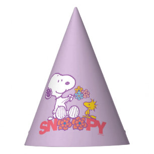 Peanuts   Snoopy & Woodstock Flowers Party Hat
