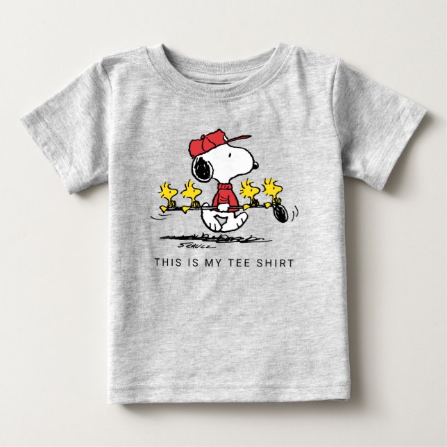 Peanuts | Snoopy, Woodstock & Friends Golf Baby T-Shirt (Front)