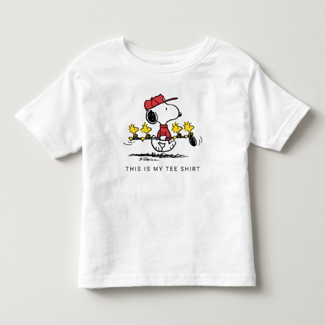 Peanuts | Snoopy, Woodstock & Friends Golf Toddler T-Shirt (Front)