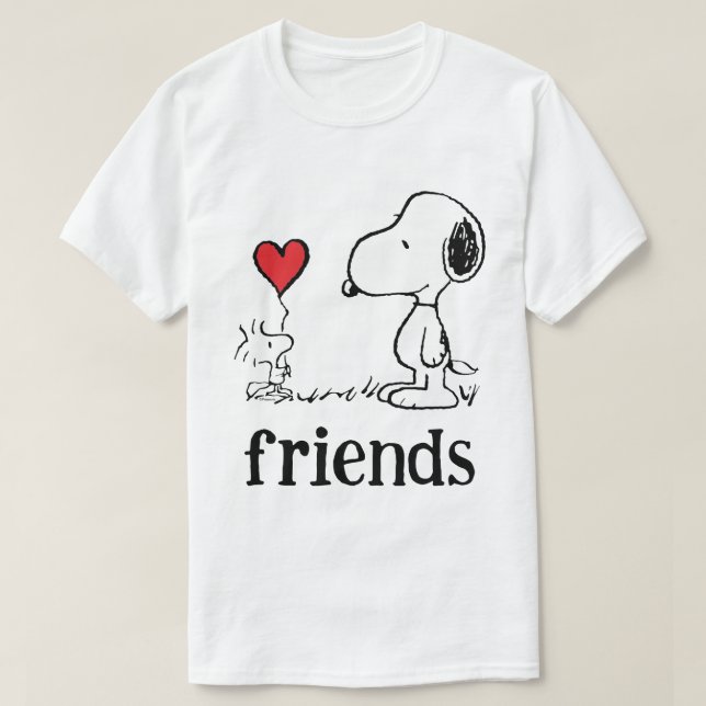 Peanuts | Snoopy & Woodstock Friends T-Shirt (Design Front)