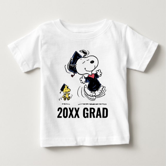 Peanuts | Snoopy & Woodstock Graduation Baby T-Shirt (Front)