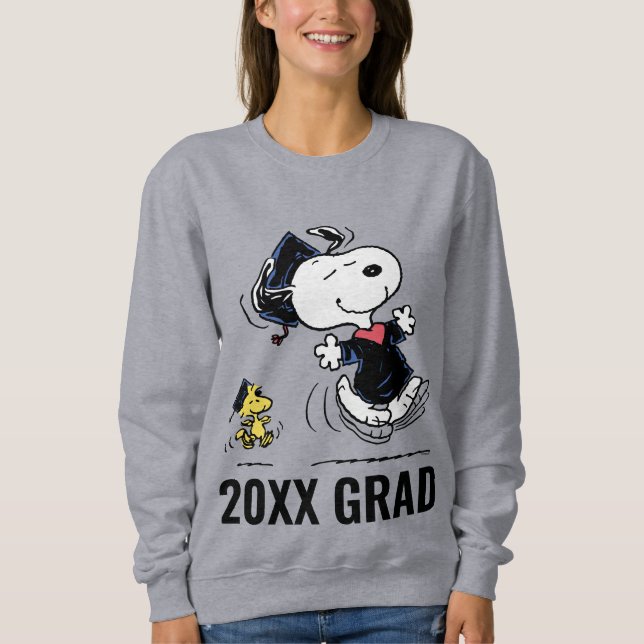 Peanuts | Snoopy & Woodstock Graduation Sweatshirt (Front)
