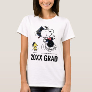 Peanuts Snoopy & Woodstock Graduation T-Shirt