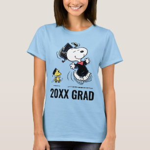 Peanuts Snoopy & Woodstock Graduation T-Shirt