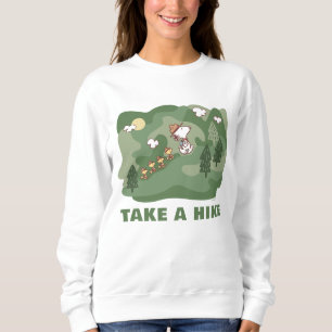 Peanuts Snoopy & Woodstock Happiness is Hiking Sweatshirt