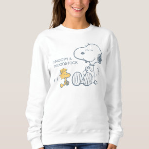 Peanuts   Snoopy & Woodstock Happy Sweatshirt