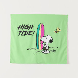 Peanuts   Snoopy & Woodstock High Tide Tapestry