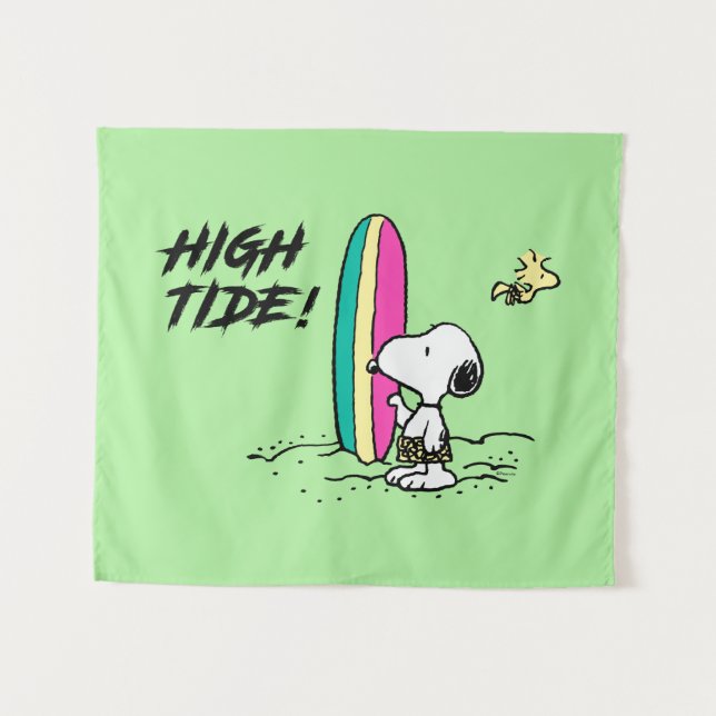 Peanuts | Snoopy & Woodstock High Tide Tapestry (Front (Horizontal))