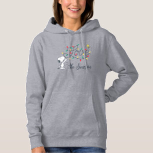 Peanuts Snoopy & Woodstock Holiday Decorating Hoodie