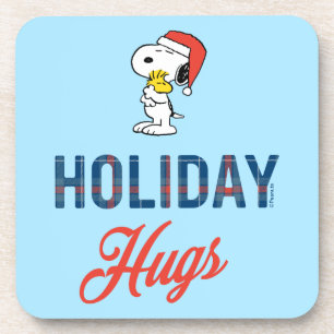 Peanuts   Snoopy & Woodstock Holiday Hugs Coaster