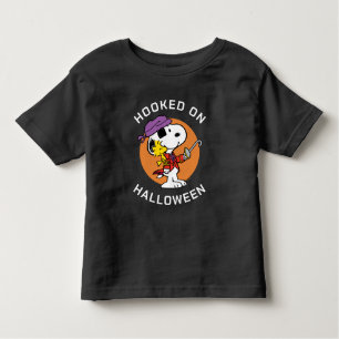 Peanuts   Snoopy & Woodstock Hooked on Halloween Toddler T-Shirt