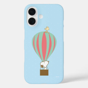 Peanuts   Snoopy & Woodstock Hot Air Balloon iPhone 16 Case