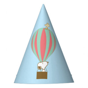 Peanuts Snoopy & Woodstock Hot Air Balloon Party Hat