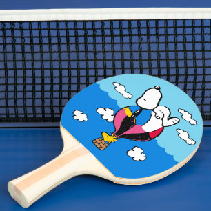 Peanuts   Snoopy & Woodstock Hot Air Balloon Ping Pong Paddle