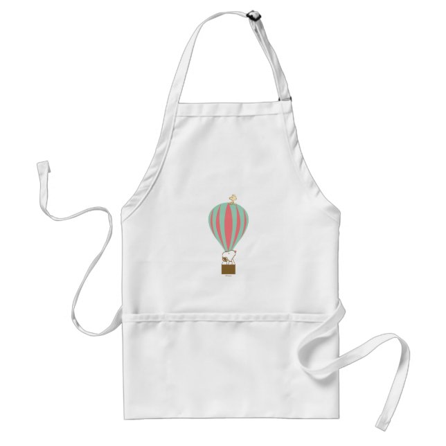 Peanuts | Snoopy & Woodstock Hot Air Balloon Standard Apron (Front)