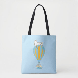 Peanuts   Snoopy & Woodstock Hot Air Balloon Tote Bag