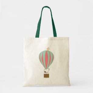 Peanuts   Snoopy & Woodstock Hot Air Balloon Tote Bag