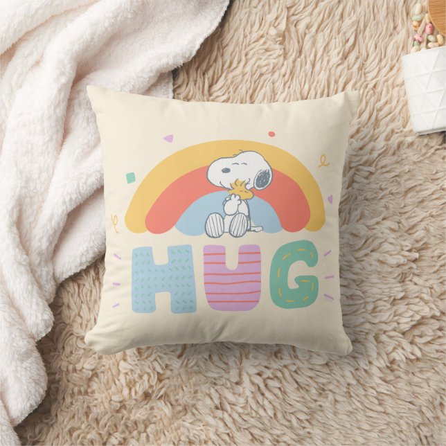 Peanuts | Snoopy & Woodstock Hug Cushion (Blanket)