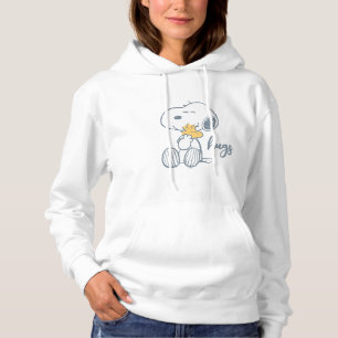 Peanuts   Snoopy & Woodstock Hug Hoodie