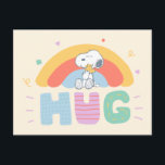 Peanuts | Snoopy & Woodstock Hug Postcard<br><div class="desc">Add this cute pastel play time design featuring Snoopy & Woodstock to your collection or give as a gift.</div>