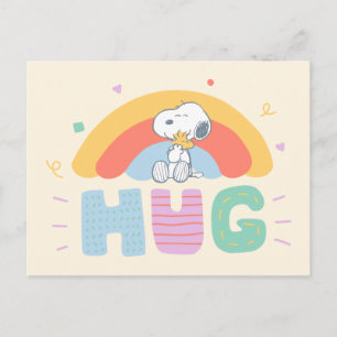 Peanuts   Snoopy & Woodstock Hug Postcard