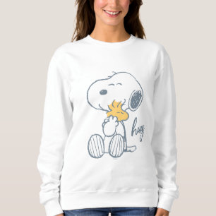 Peanuts Snoopy & Woodstock Hug Sweatshirt