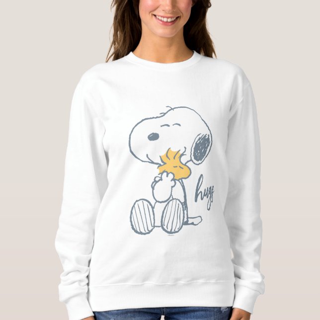 Peanuts | Snoopy & Woodstock Hug Sweatshirt (Front)