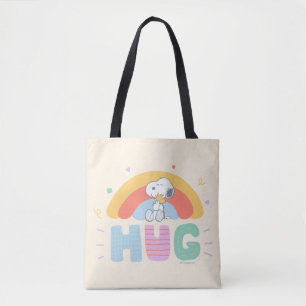 Peanuts   Snoopy & Woodstock Hug Tote Bag