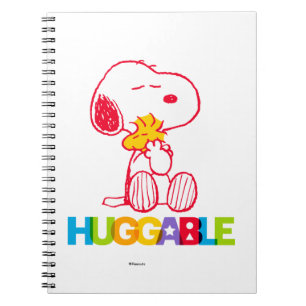 Peanuts   Snoopy & Woodstock Huggable Notebook
