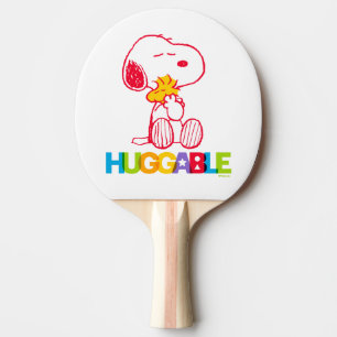Peanuts   Snoopy & Woodstock Huggable Ping Pong Paddle