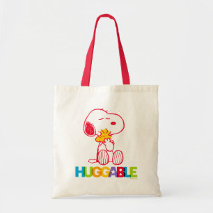 Peanuts Snoopy & Woodstock Huggable Tote Bag