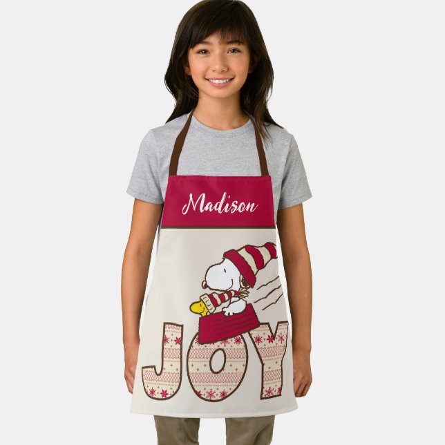 Peanuts | Snoopy & Woodstock Joy Sled Ride Apron (Insitu)