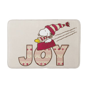 Peanuts   Snoopy & Woodstock Joy Sled Ride Bath Mat