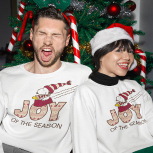 Peanuts   Snoopy & Woodstock Joy Sled Ride Sweatshirt