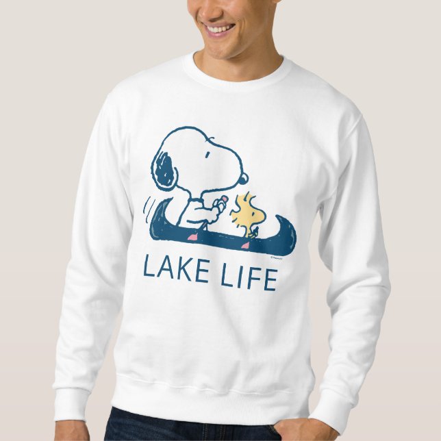 Peanuts | Snoopy & Woodstock Lake Life Sweatshirt (Front)