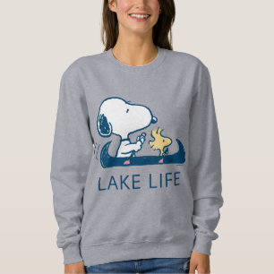 Peanuts   Snoopy & Woodstock Lake Life Sweatshirt