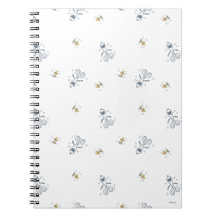 Peanuts Snoopy & Woodstock Laughing Pattern Notebook